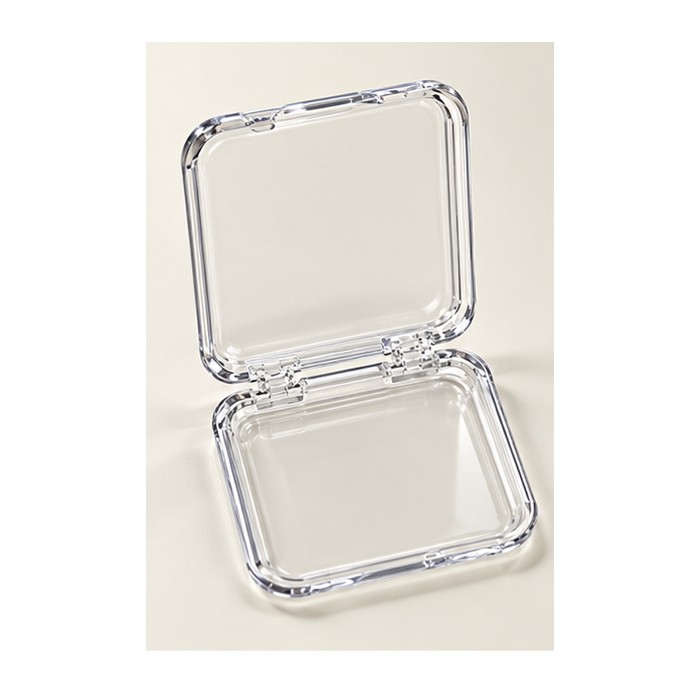 Clear Hinged Press-On Nail Storage Box — 1 Empty Box