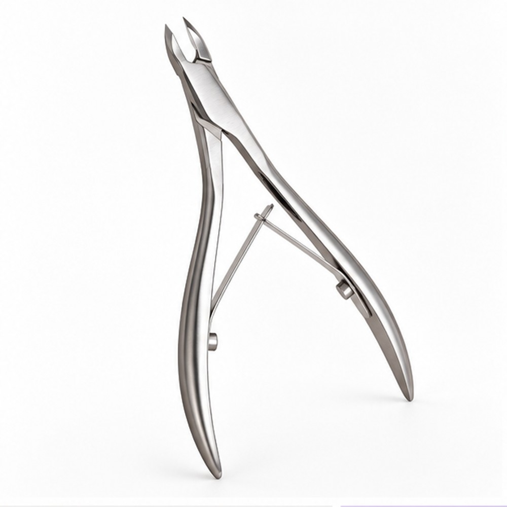 Swan-Shaped Stainless Steel Cuticle Nipper — 2.8 mm Jaw, 1 Tool