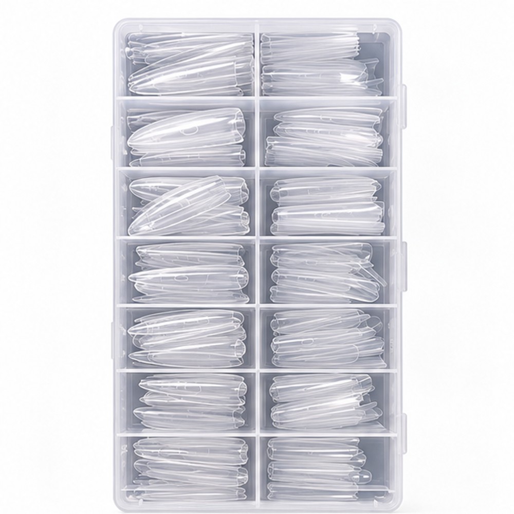 Clear Long Oval and Square Dual Forms — 240-Piece Box