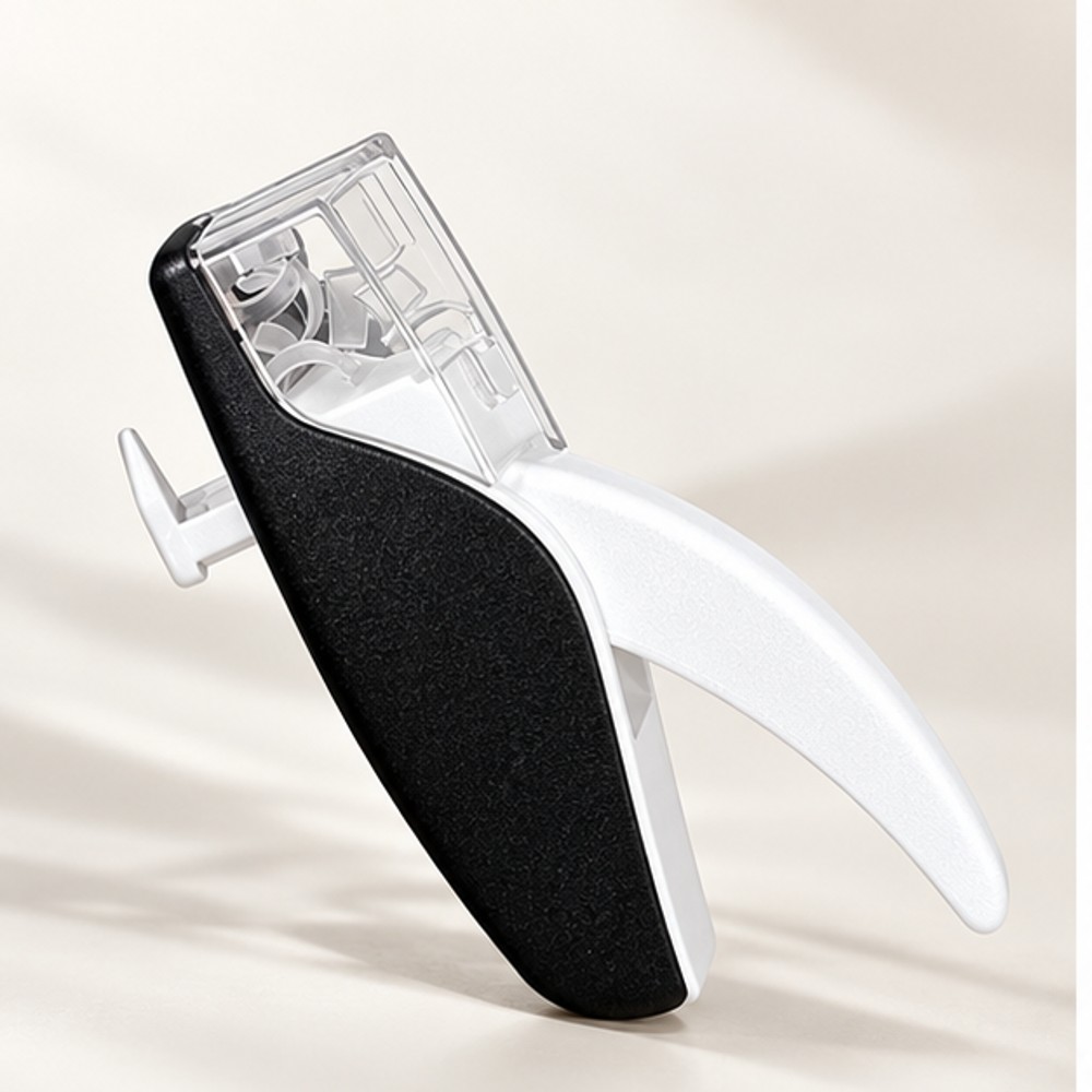 Black-and-White Artificial Nail Tip Clipper — 1 Tool