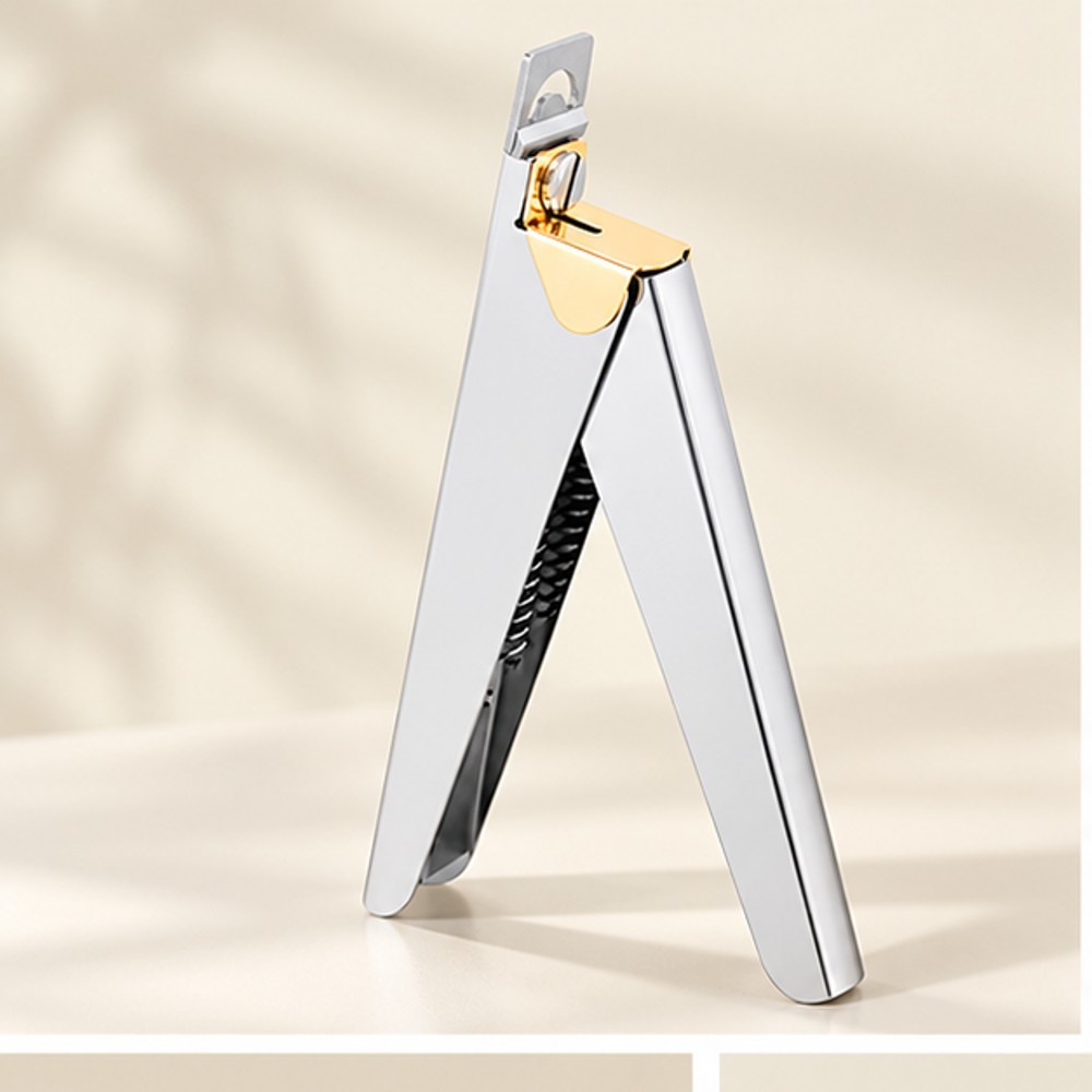 Silver and Gold Artificial Nail Tip Clipper — 1 Tool