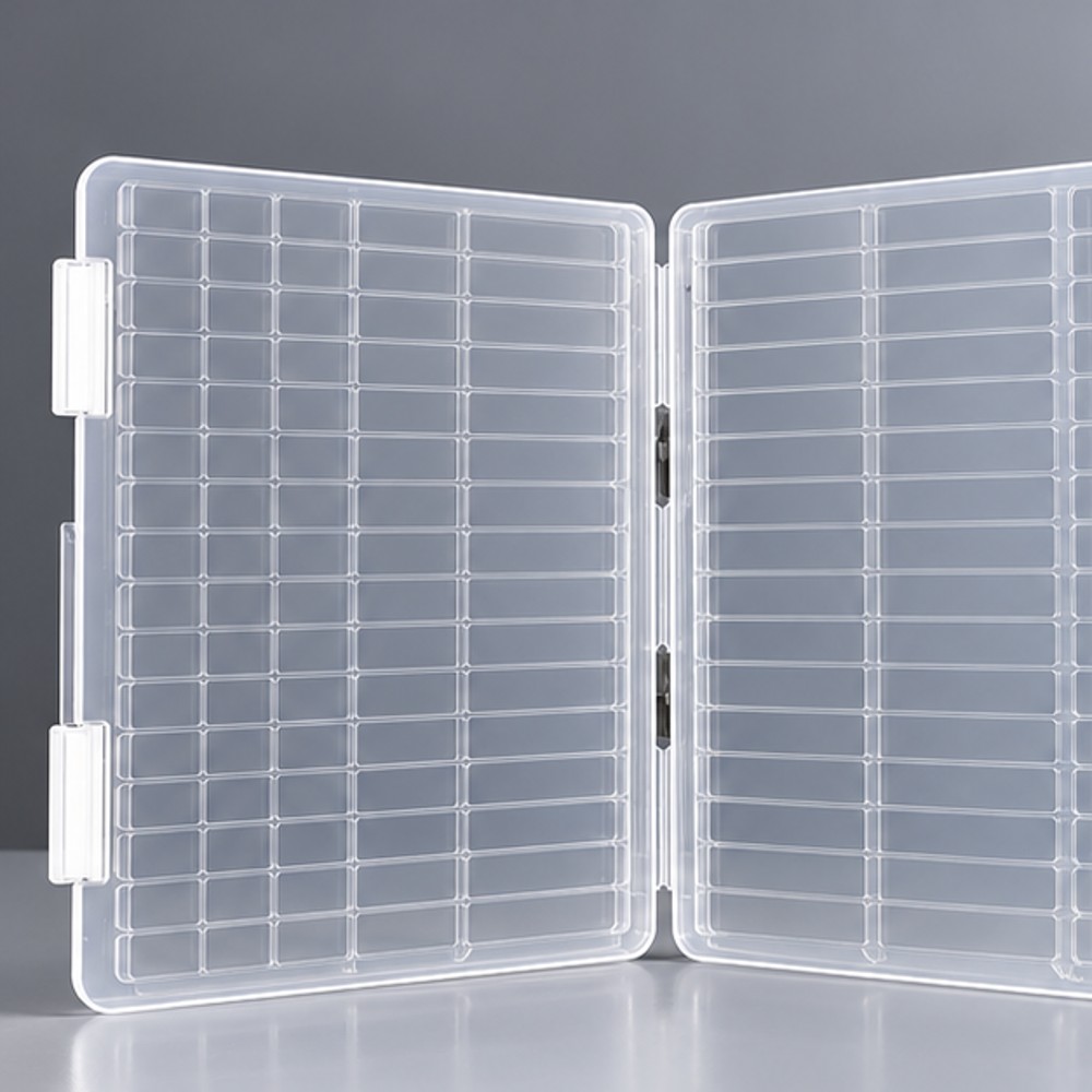Clear Nail Tip Sample Storage Book — 1 Book