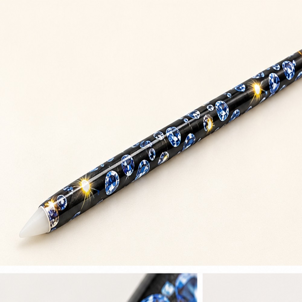 Patterned Wax Rhinestone Pickup Pencil — 1 Pencil