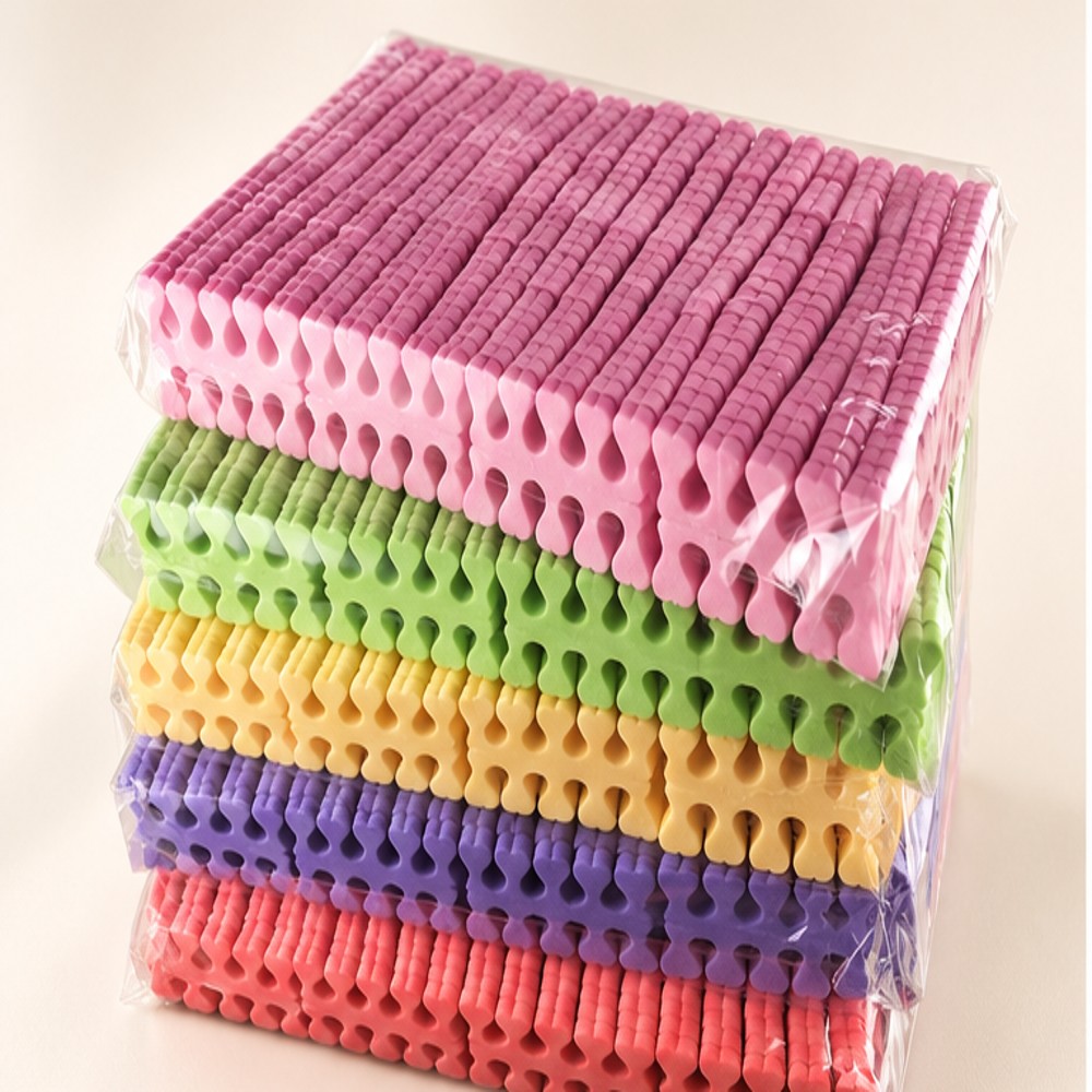 Assorted Foam Toe Separators — 100 Pairs