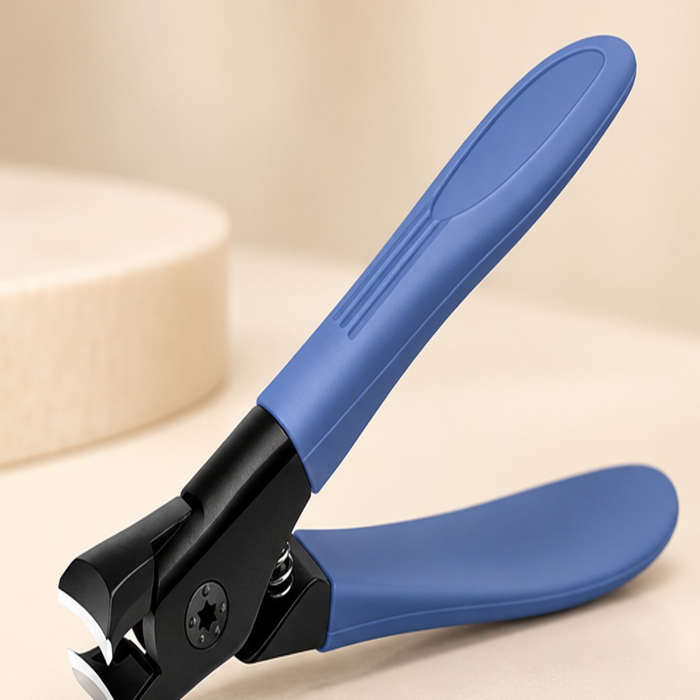 Blue Wide-Jaw Nail Tip Clipper — 1 Tool