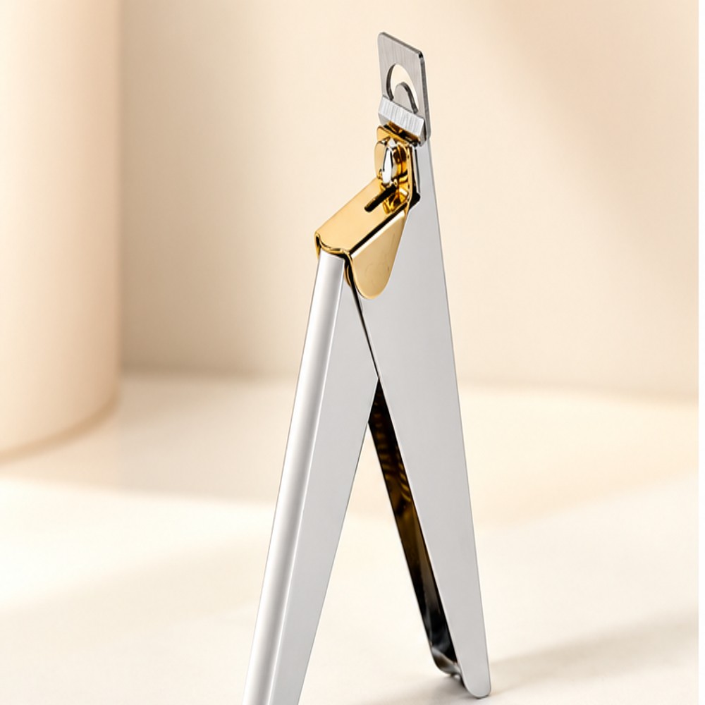 Silver and Gold Metal Nail Tip Clipper — 1 Tool