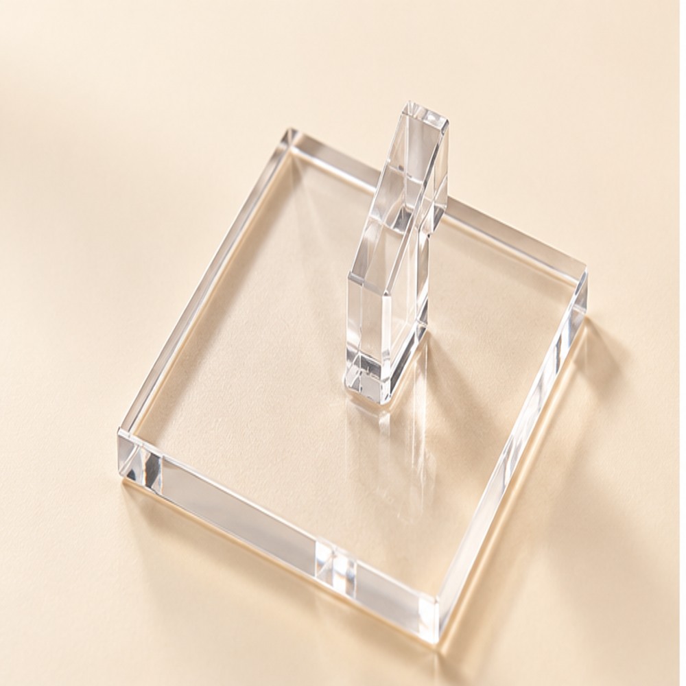 Clear Square Acrylic Nail Practice Holder — 1 Holder