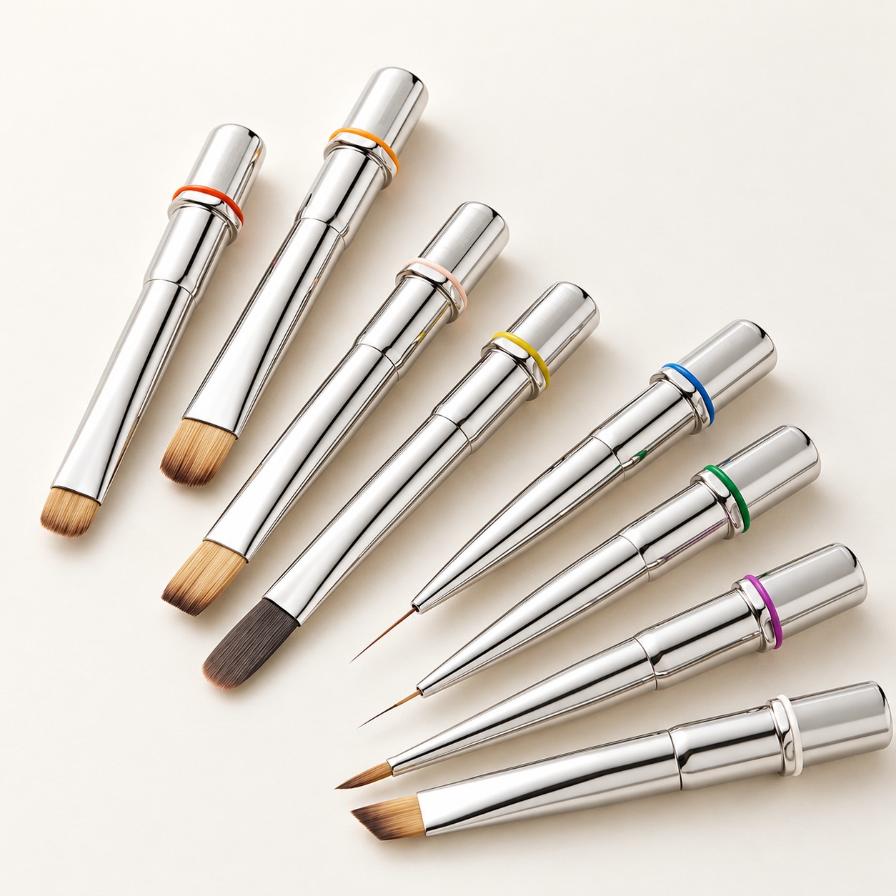 8-Piece Nail Art Brush Set