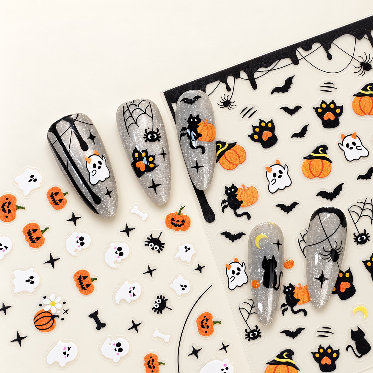 Halloween Nail Stickers — 1 Sheet