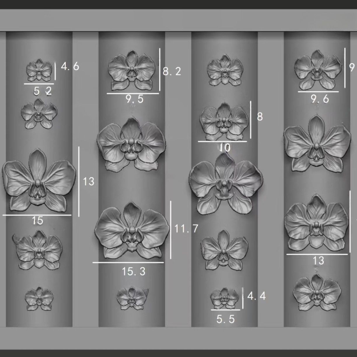 Bow Nail Art Silicone Mould — 1 Mould