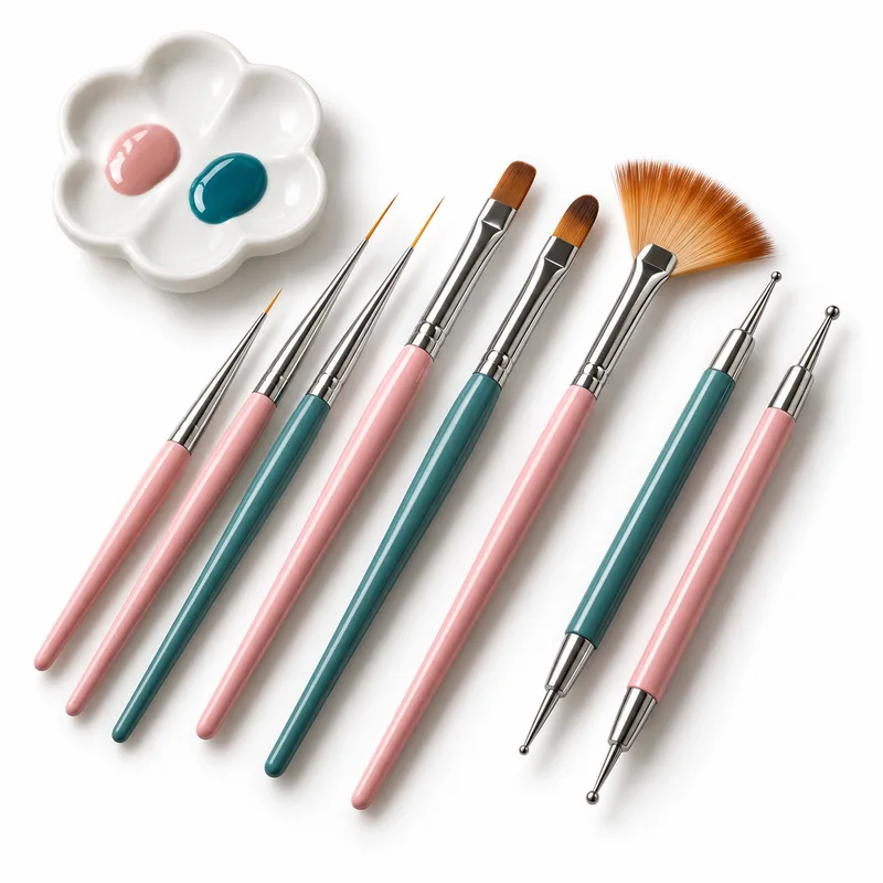 Brushes & dotting tools concept assortment
