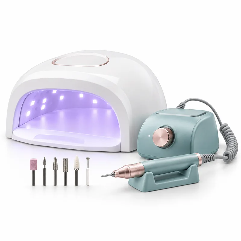 Lamps & electrical tools concept assortment